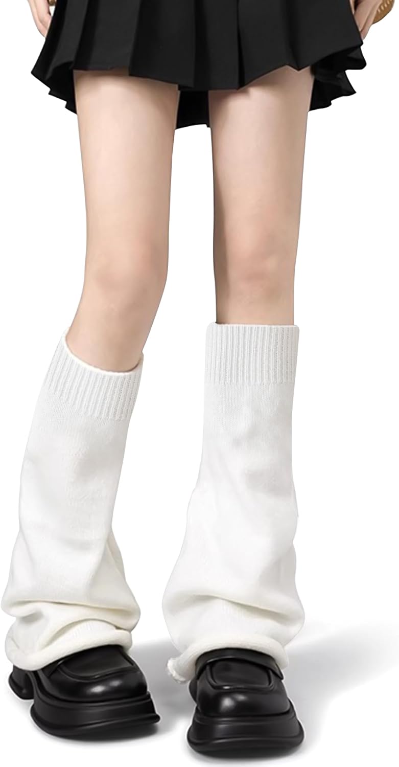 HEMOUR Leg Warmers for Women, Y2K Legwarmers Girls, Fall Winter Halloween Gifts, Harajuku Cutecore Gothic Fashion Accessories - Image 1